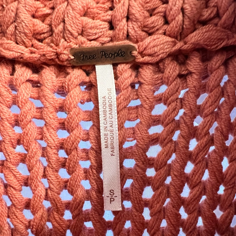Free People My Only Sunshine Sweater in Rosette NWT - Picture 10 of 13